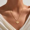 Ensemble de colliers pendentifs Puzzle Couple BFF Minimaliste 2/3/4/5 Pièces pour Femmes Noms Personnalisés Acier Inoxydable Cadeaux Personnalisés Bijoux