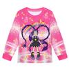 19768 Ensemble Pyjama Vêtements de Nuit Filles Enfants Lily Lovebraids Impression Manches Longues Haut Pantalon