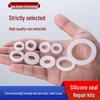 High-Temperature Resistant Silicone Gasket Washer for Faucet and Shower Hose Sealing.