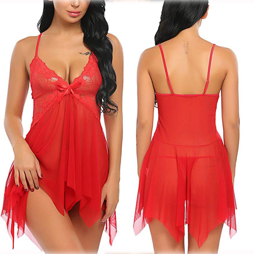 Sex Underwear Perspective Mesh Suspender Multi-Color Sexy Pajamas Sex Pajamas