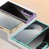 Luxury Electroplated Transparent Phone Case for Samsung Galaxy Z Fold 7 6 5 Shockproof Protective PC TPU Hard Back Cover Fold 7