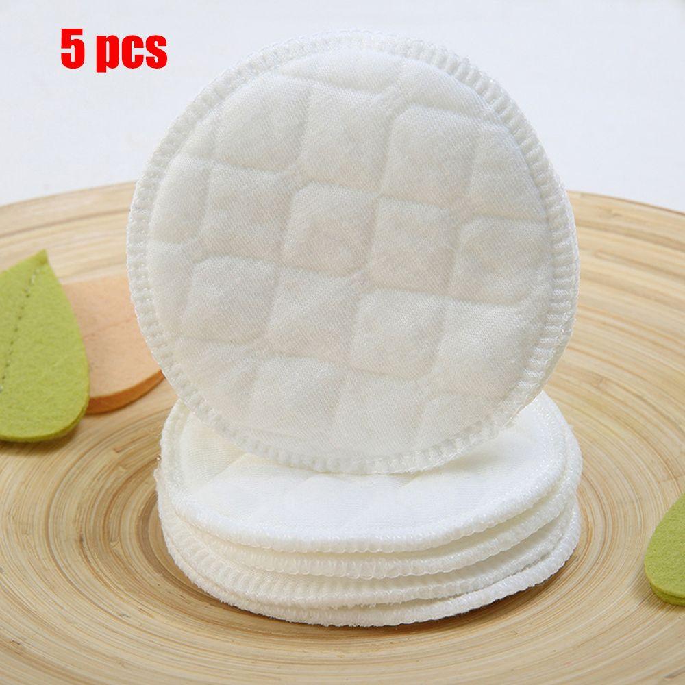 

Towel Reusable Face Wipes Makeup Remover Pad Nursing Breast pad Facial Cleansing Pad Cotton 5pcs