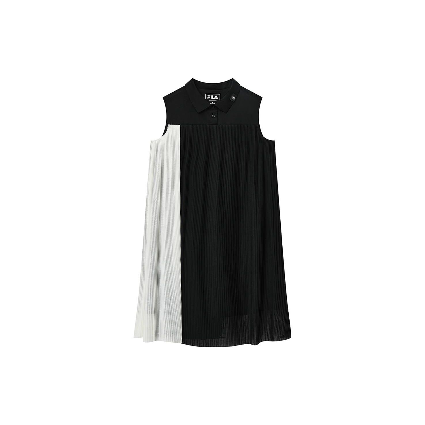 

Fila X Mihara Yasuhiro Pleated Color Block Loose Sleeveless Dress Women Dresses Black F11W233303F-BK L