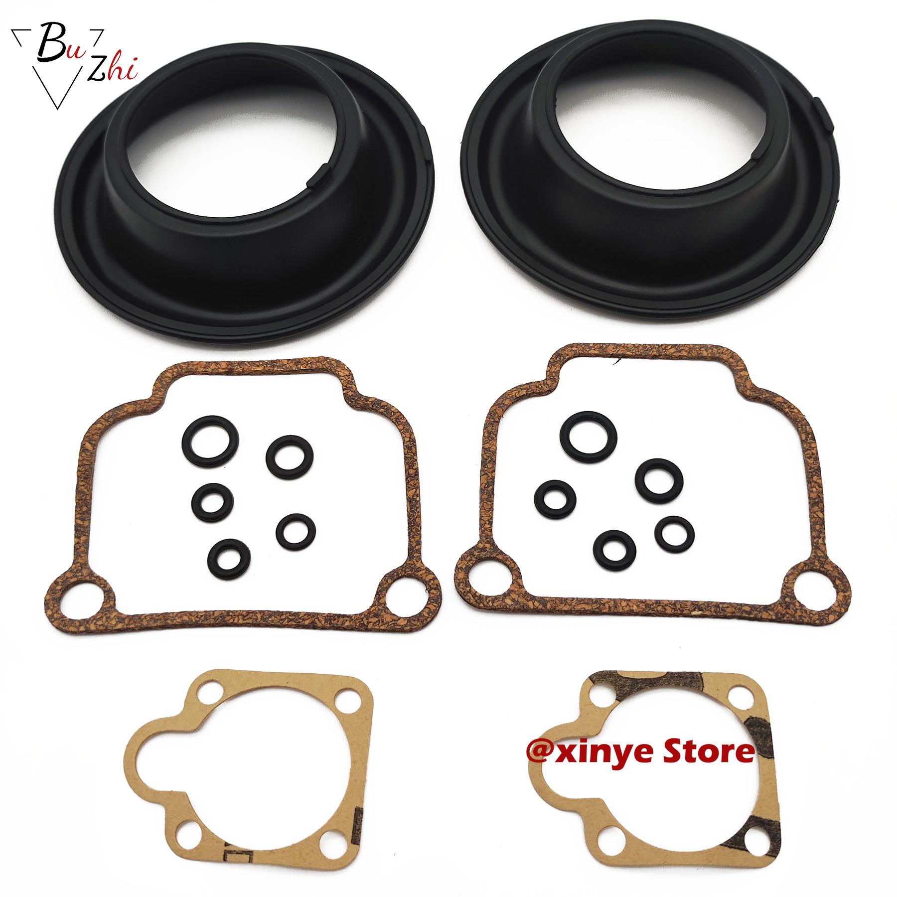Motorcycle Carburetor Repair Kit Plunger Vacuum Membrane for  CV 40mm R100 R 100 2set
