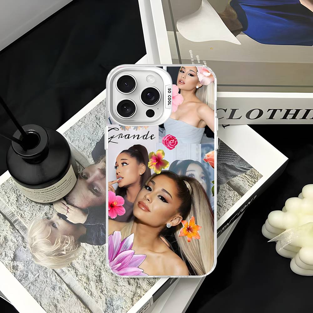 

A-Ariana Singer G-Grandes Phone Cases For IPhone 17 16 15 14 13 12 11 Plus Pro Max Pro Color Matte Cover iPhone 12