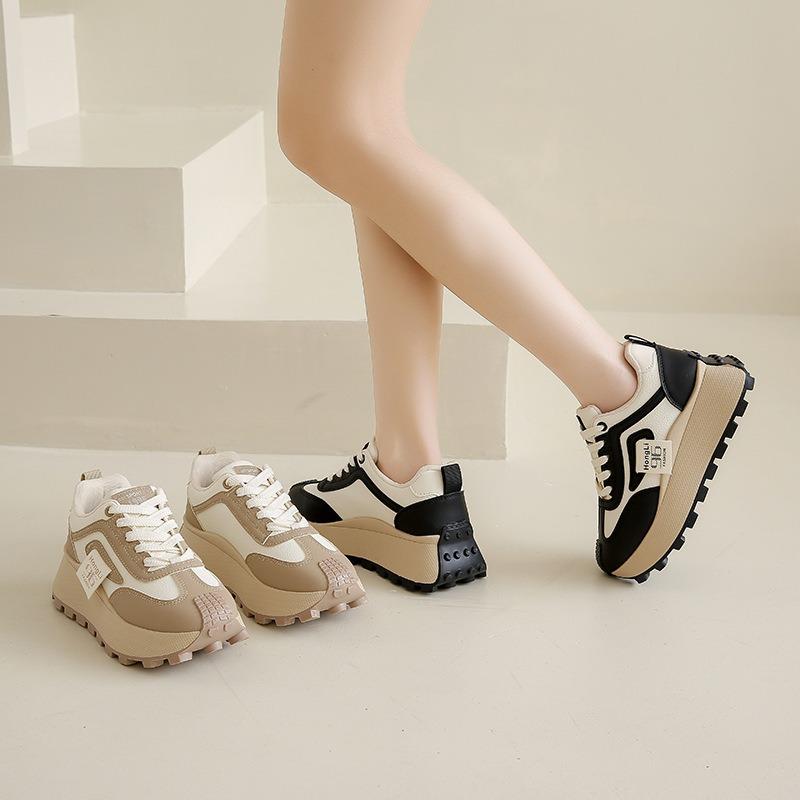 Spring New Breathable Female Student Casual Shoes Platform Running Women's Shoes -