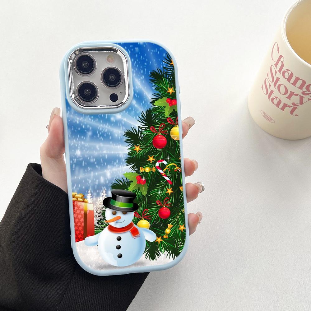 N118 Новогодний Веселый Рождественский дизайн Мягкие чехлы для телефонов Samsung S24 S23 — фото 16