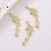 5pcs Alloy Crystal Coral Charms Pendants for Necklace Earrings Bracelet DIY Handmade Jewelry Making Accessories