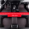 Car Floor Mats For Mercedes Benz E Class W211 W212 W213 2019 W214 Flash Mat Leather Custom Foot Pads Automobile Carpet Cover