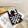 Cute Cartoon Dopamine Knit Crossbody Phone and Coin Bag