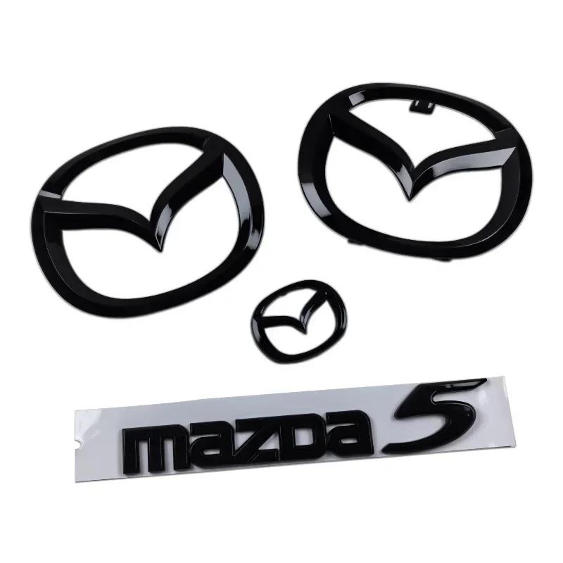 2025 Horký Plastový Přední Kufr Znak pro Mazda 5 Mazda5 Logo Znak na Volant Tělo Vyměnitelná Samolepka Zadní Světla Refitting D