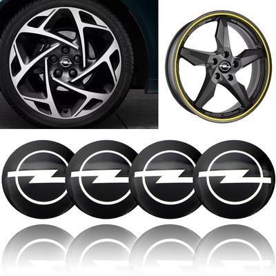 56 mm wielnaafkap logo sticker voor Insignia Astra HGJ Antara Vectra Vivaro Corsa CD Zafira B autostyling