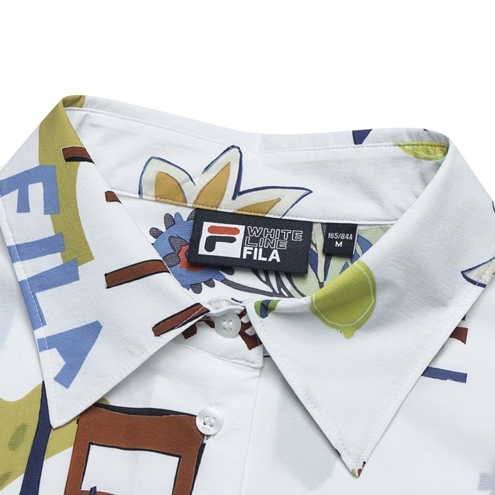 FILA Heritage Casual Long Sleeve Polo Shirt Women tops F11W528702FZA