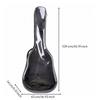 Transparent Guitar Bag Rubber Bottom Musical Gear Thick Padding