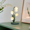 1PC Lily of The Valley Desk Lamp USB Powered, Simulated Plastic Flower Lampshade, Branch Flower Shape