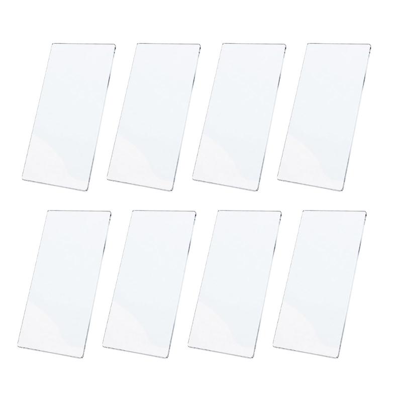 Transparent Acrylic Cutting Pad Sheets for Visible Guide Marks, Tool-Free Replacement, Die Cutting and Embossing Crafts