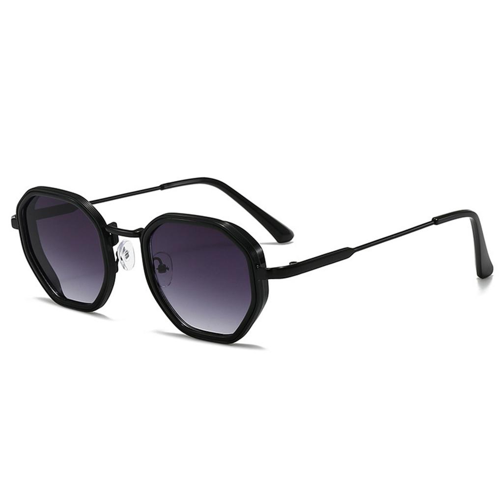 New Metal Polygon Trendy Sunglasses, Men's High-end Sunglasses, UV Resistant and Sunscreen