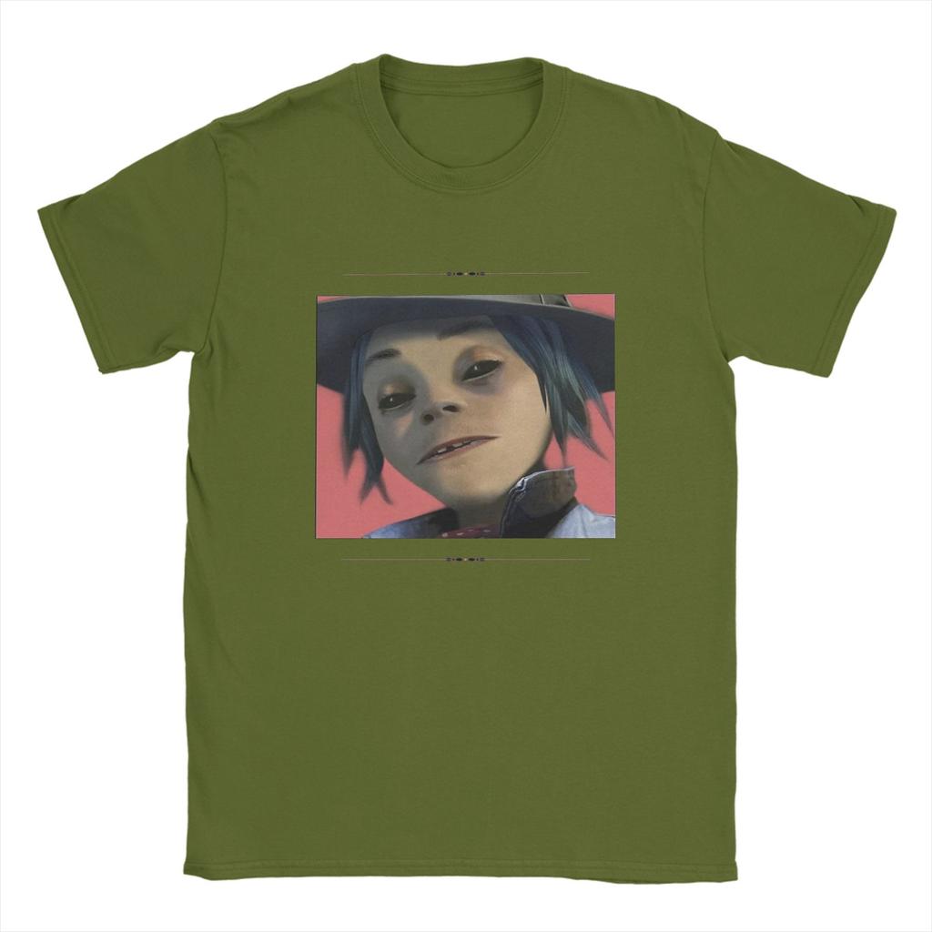 Noodle aus dem Gorillaz-Album T-Shirt für Paare Sommer Y2K Lustige T-Shirts Atmungsaktive Trend-Tees Übergroße Freizeitkleidung