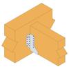 Sabot à ailes extérieures SAE - SAE250-38-2 - 38x106x84x2mm