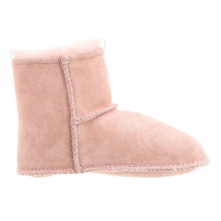 UGG Leather Logo Low Top Kids Boots Pink Kids boots 5202-BPNK