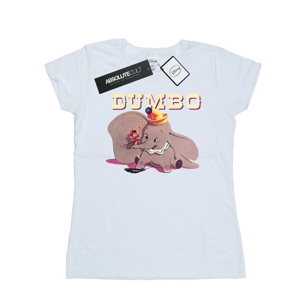 Disney Womens/Ladies Dumbo Timothy´s Trombone Cotton T-Shirt