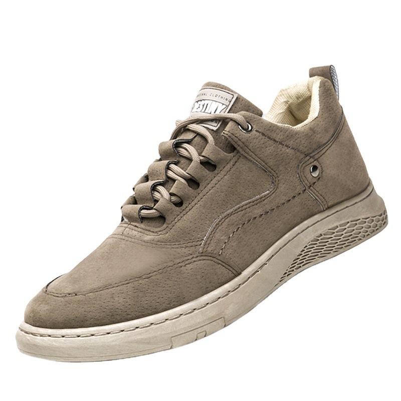 Casual versatile men's shoes sports shoes student running shoes soft-soled men's flat baseplate shoes