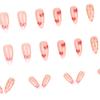 French White Edge Polka Dot Bow, Gentle Love, Whitening And Sweet New Year Atmosphere, 24 Pieces Of Wearable Nail Patches