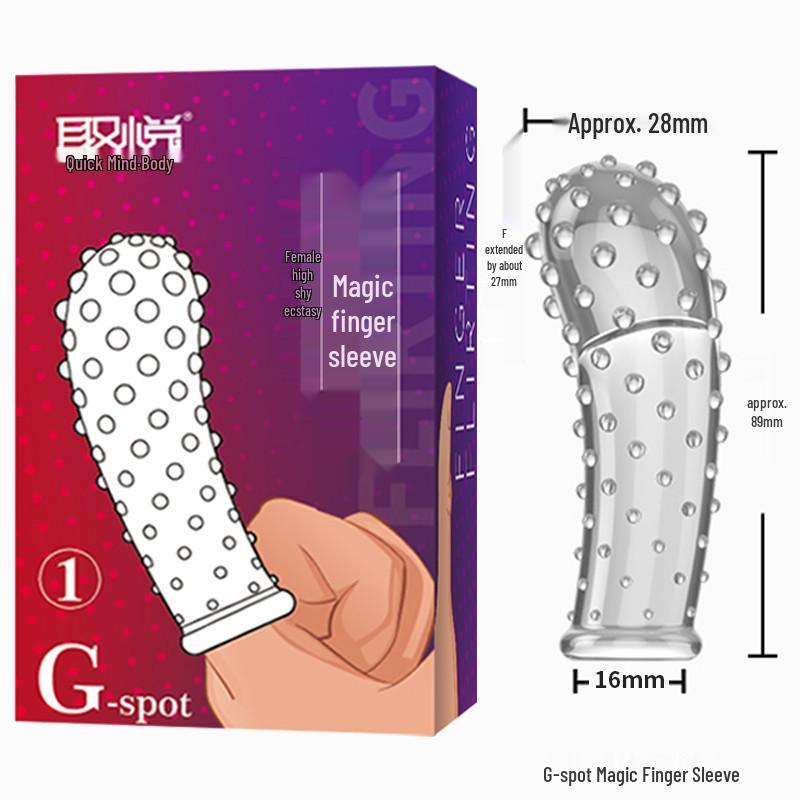 Pleasure Finger Snap-On Sleeve for Unisex Erotic Play