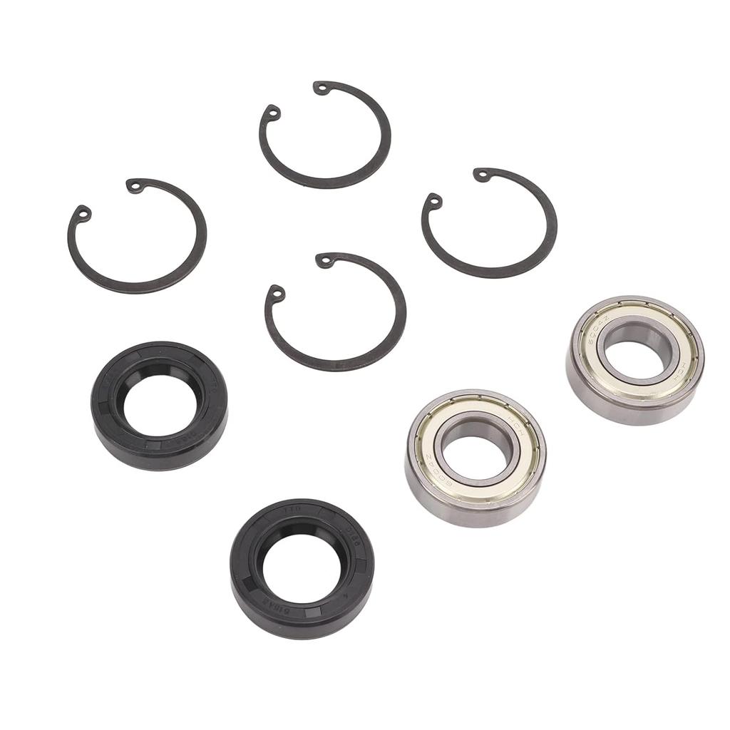 Axle Shaft Bearing and Seal Kit, 2 Set Rear Axle Shaft Bearing and Oil Seals 611931 70181G01 Replacement for Marathon Medalist