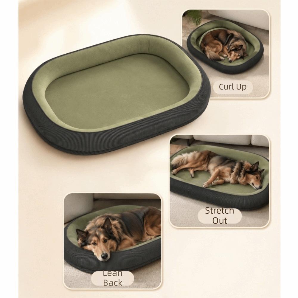 Comfortable Runway Shape Pet Bed Soft Warm Puppy Nest Four-Season Dog Sleeping Pad Winter Season
