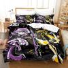 3D Print Murder Drones Anime Fashion Bedding Set Cartoon three-piece set Adult Kid Bedroom Duvet cover Sets Home Textiles