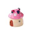 Mediterranean Style Micro Landscape Resin Mushroom House Castle DIY Crafts