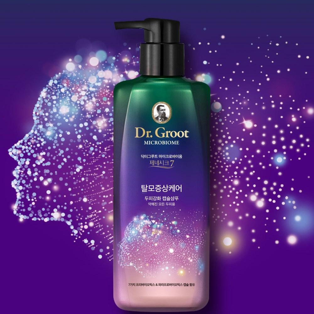 Dr. Groot Microbiome Genesique 7 Shampooing fortifiant pour cuir chevelu Parfum d'agrumes, 400 ml, 1 pièce
