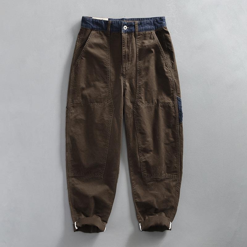Pantaloni cargo de primăvară pentru bărbați, bumbac, moi, la modă, pantaloni streetwear de înaltă calitate, casual, pentru bărbați, pantaloni de lucru