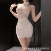 Erotic lingerie sexy office lady secretary hip wrap skirt pure lust lace temptation pajamas qqny flirty set