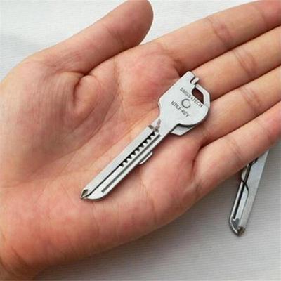 Nerezový klíč Utili Key 6 v 1 Klíčenka EDC Multitool Šroubovák Otevírák