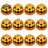 12 ks Podzimní Mini Dýňové Koule Závěsná Dýňová Ozdoba na Den Díkůvzdání Halloweenská Dekorace Vánočního Stromku Farmářský Dům Domácí Párty Dekor
