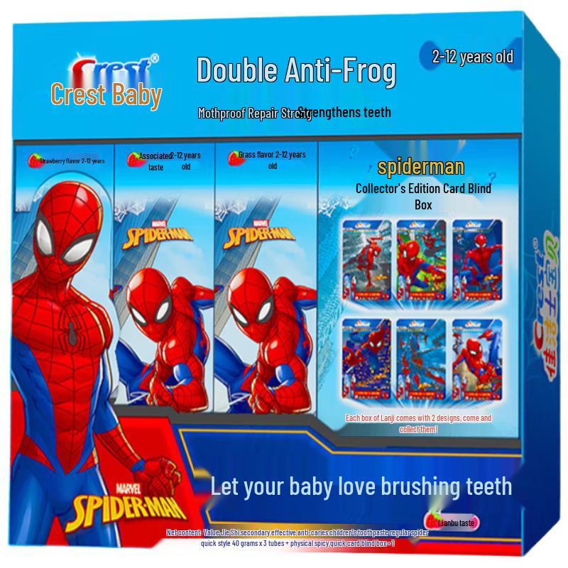 

Crest Kids Spider-Man Anti-Cavity Toothpaste Gift Set