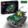 626Pcs Moc Rc Green Off-Road Vehicle Tracked Intelligence Vehicle Assembly Diy Building Block Children'S Puzzle Toys Gift