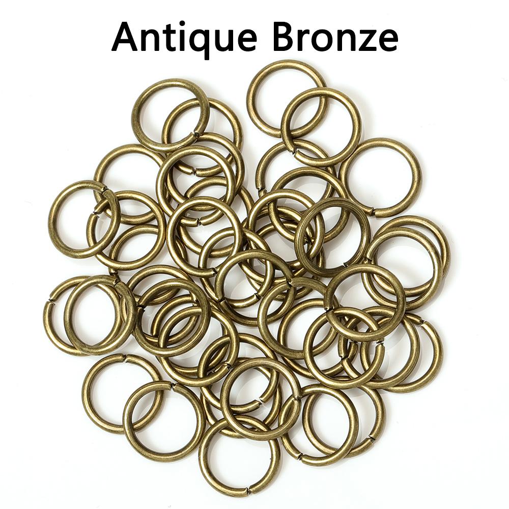 

200pcs/lot Wholesale Open Circle Jump Rings Necklace Bracelet Earring Pendant Connectors DIY Making Jewelry Crafts Accessories 3mm античный бронзовый