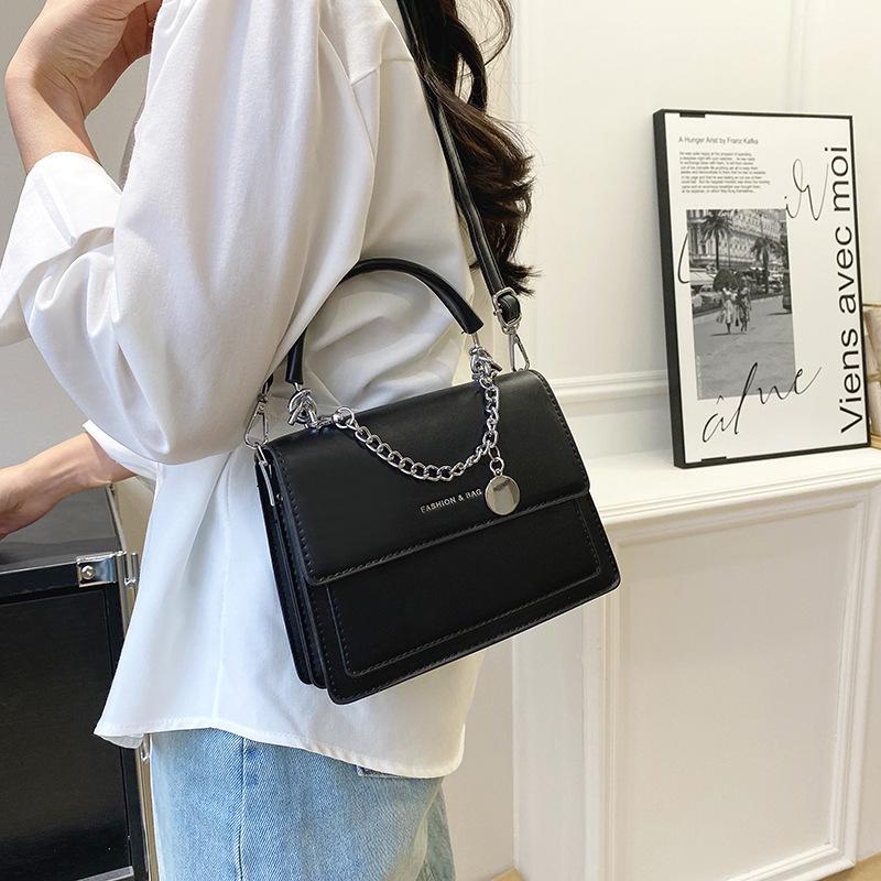 Bag Women's New Women's Bag Fashion Trend Chain Shoulder Bag Simple Texture Messenger Bag Women