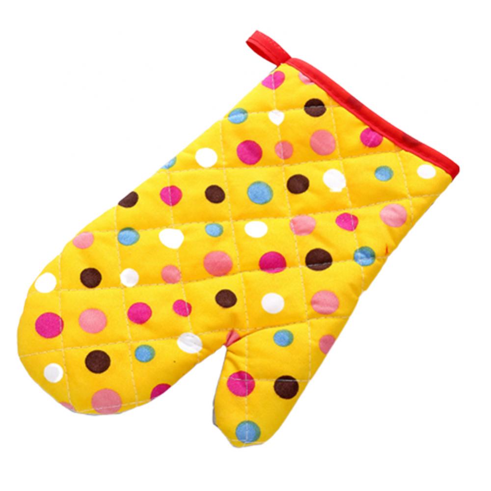 1Pc Glove Kitchen Thermal Insulated Heat Resistant Oven Mitt Thickened Bake Tool