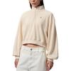 Brooklyn Sweatshirts Women's Pearl White Stand Collar Moderate IV7532-272