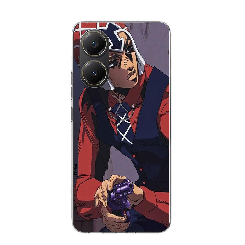 

JoJo Adventure Guido Mista Phone Case For Xiaomi Poco F7 Ultra X7 X6 Pro X5 Redmi 15 15C 13 13C 12 12C 10 10A 10C 9 9A 9C 9T She Redmi 15 5G