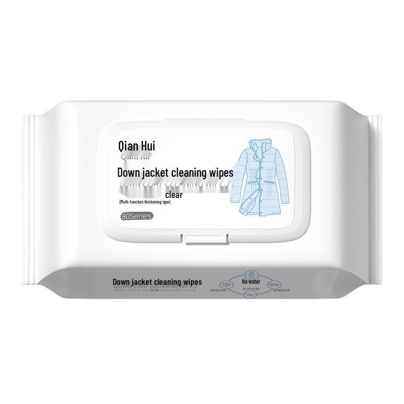 

Серветки для чищення пуховиків - Без прання, Засіб для видалення плям і жиру, Сухе та вологе використання для прибирання дому