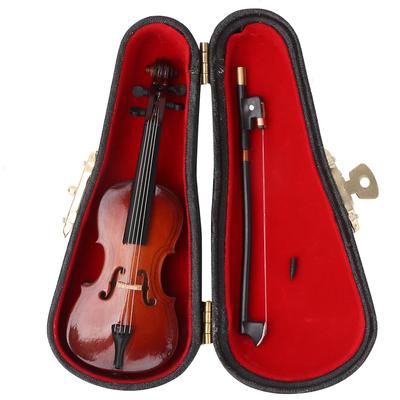 Mini Modello di Violoncello in Legno da 10 cm Modello di Strumento Musicale Regali Musicali Ornamenti per l'Arredamento della Casa