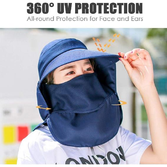 Wide Brim Sun Hat – Multifunctional UPF 50 Protection Bucket Fishing Hat Cap