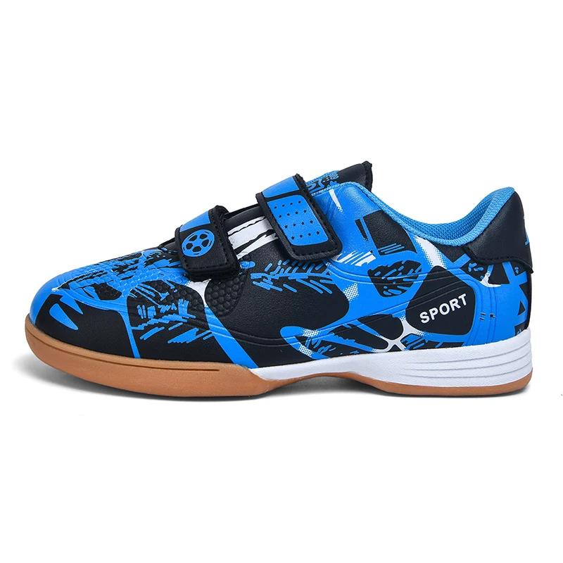 Futsal Crianças Sapatos de Futebol Indoor Antiderrapante Profissional Chuteiras de Campo Original Tênis Infantil Partida Rápida