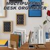 Acrylic File Sorter, Clear File Holder Acrylic Desk Organizer, Sturdy Desktop File Organizer File Folder Holder Rack