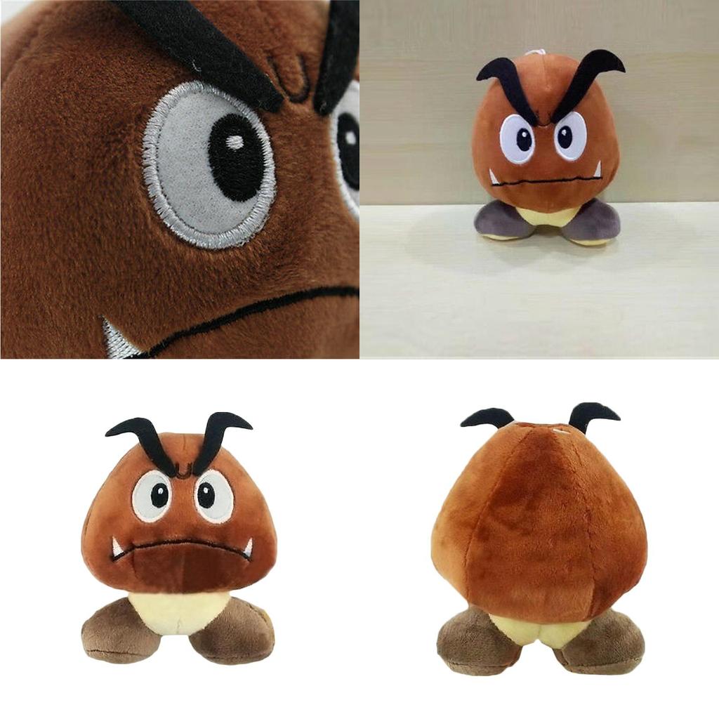 Soft And Huggable 6'' Super Mario Bros. Sad Goomba Plush Doll Toy For Comfort